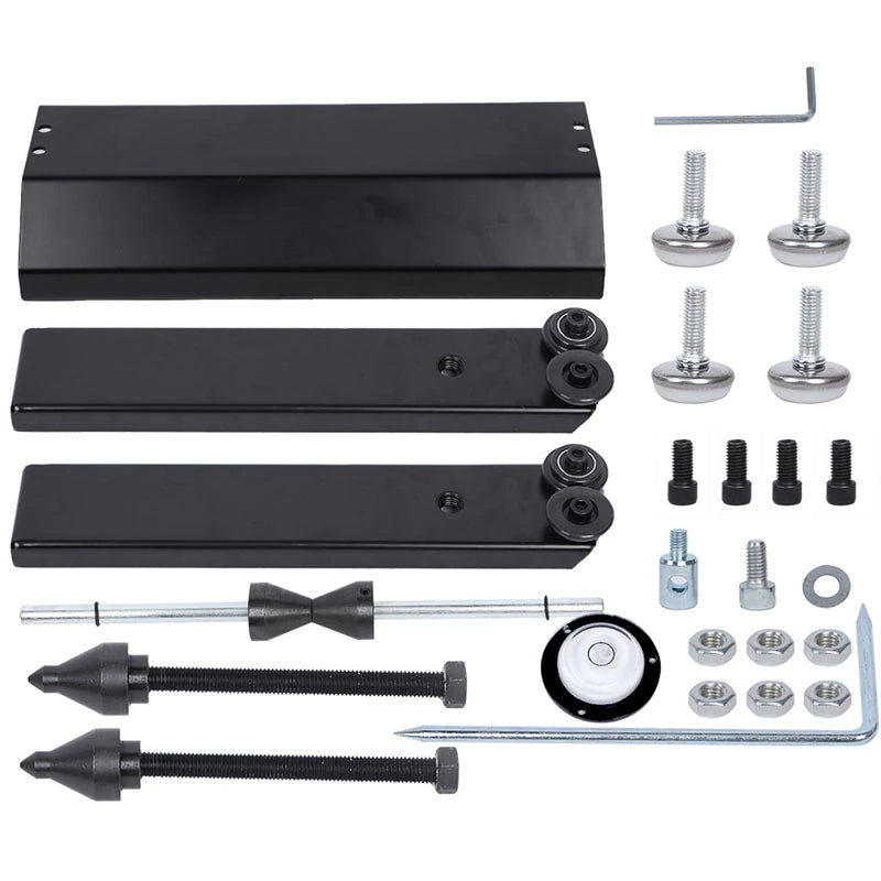 Heavy Duty Motorcycle Wheel Balancer Wheel Truing Stand- Black