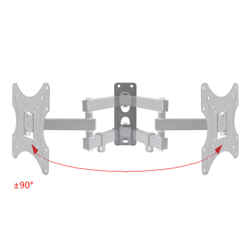 Full Motion TV Wall Mount Bracket Swivel Tilt for 32 to 55-inch TV