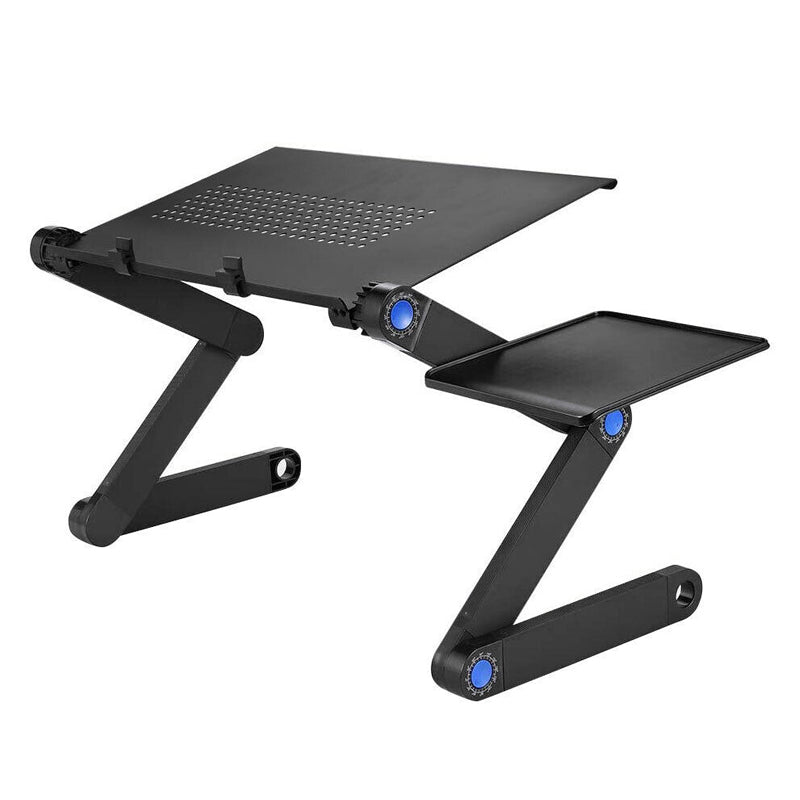 Universal Table Laptop Cooling Stand with Foldable Mouse Pad Holder