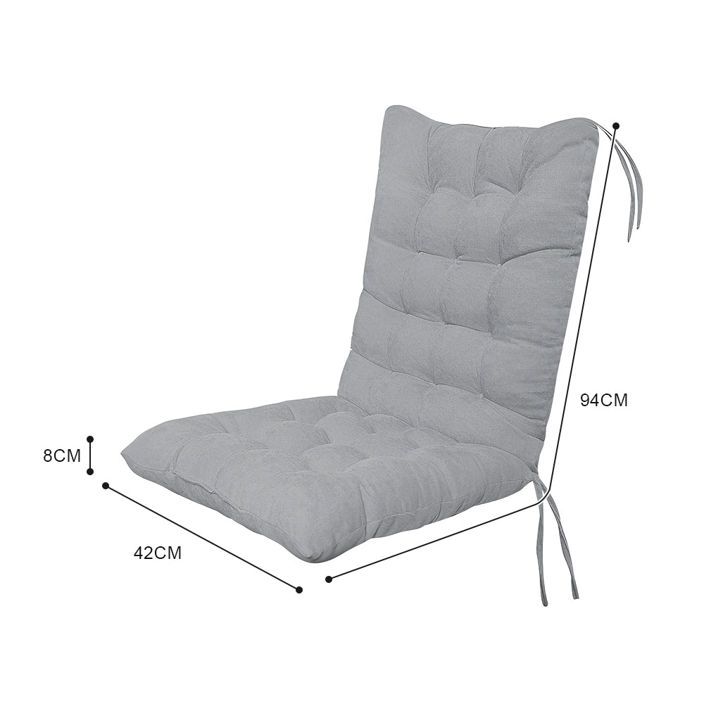 COMFEYA Outdoor Chaise Lounge Cushion - Grey