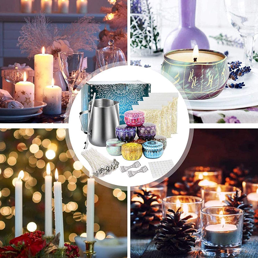 122PCS Candle Making Kit Handmade Scented Candle for Beginners