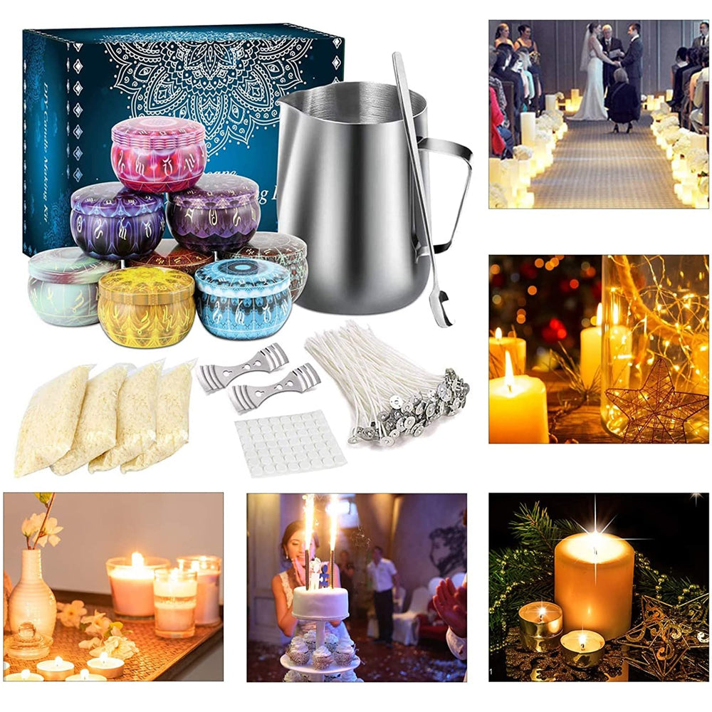 122PCS Candle Making Kit Handmade Scented Candle for Beginners