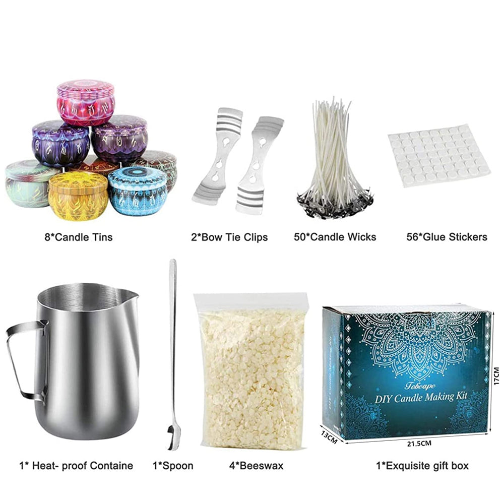122PCS Candle Making Kit Handmade Scented Candle for Beginners