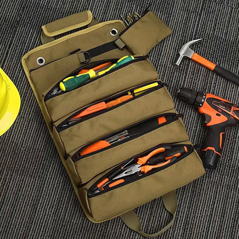Large Capacity Waterproof Foldable Roll Tool Bag