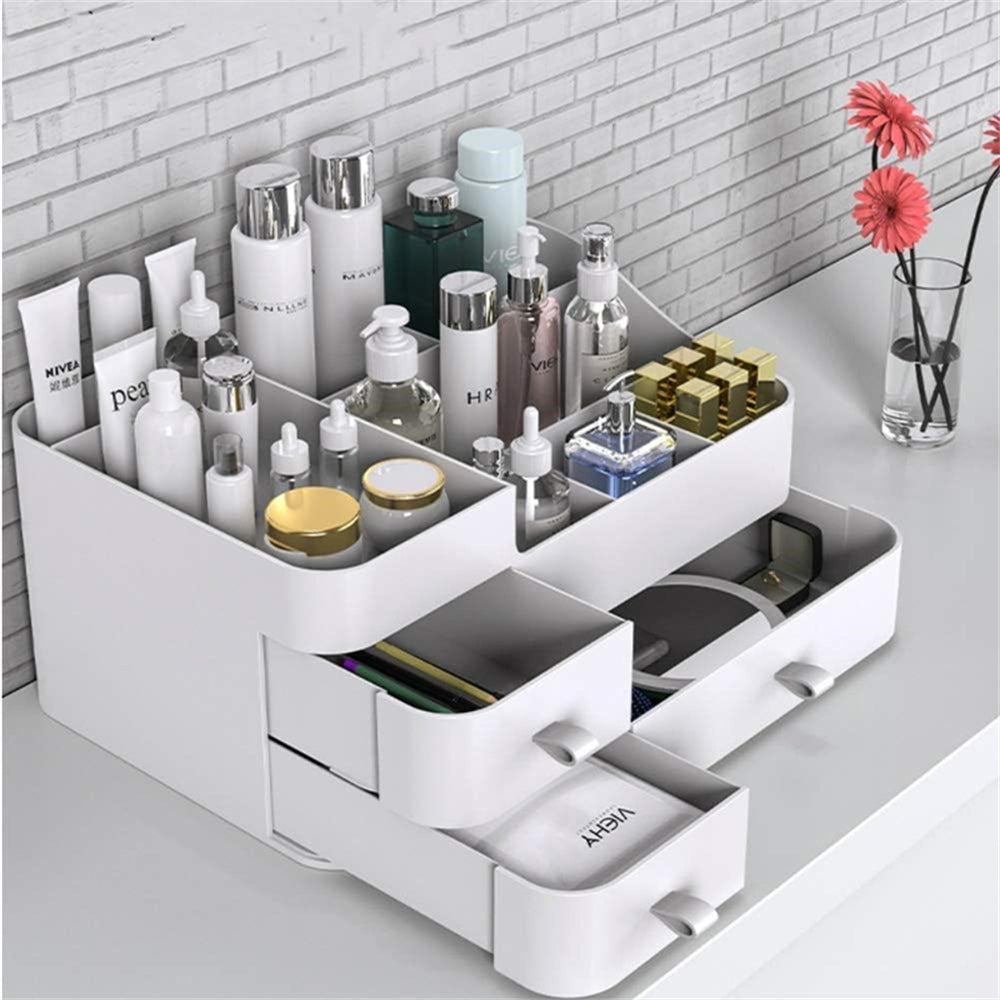 STORFEX Multifunctional Makeup Organizer - Vanity Organizer With Drawers