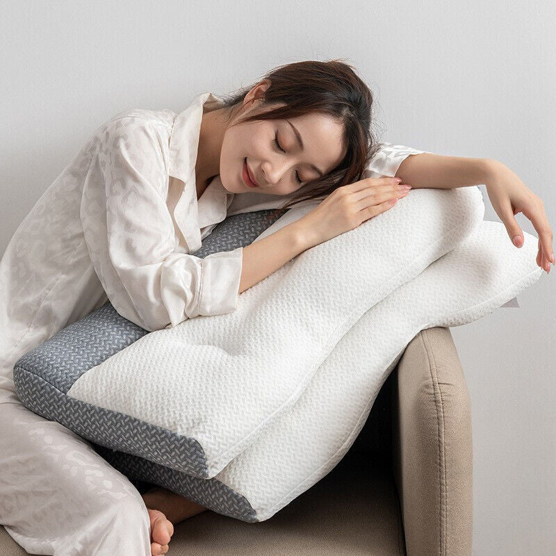 Ergonomic Designed Cervical Contour Orthopedic Neck Support Memory Foam Pillow