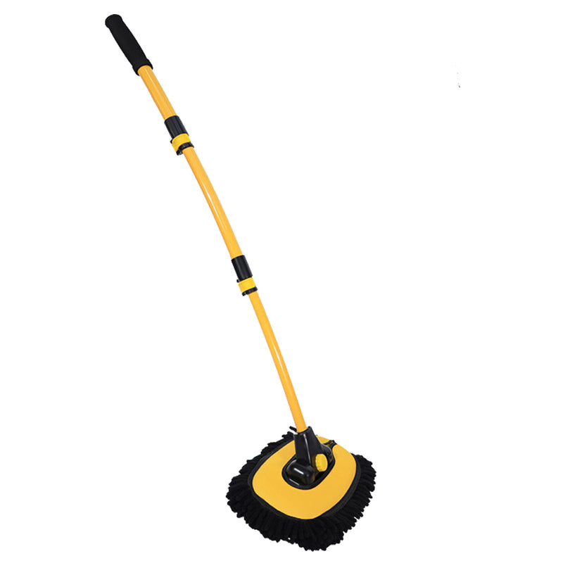 Extendable Long Handles Car Window Cleaning Mop with Scratch - Free Bristles