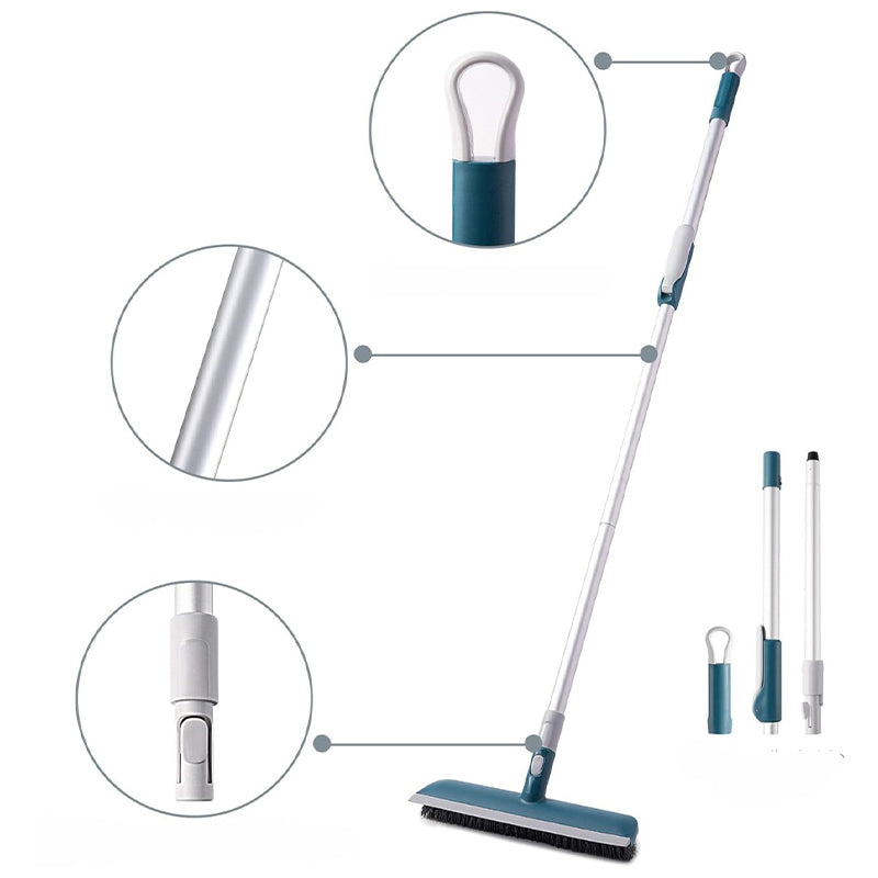 2-in-1 Function Floor Scrub Brush with Soft Scrape