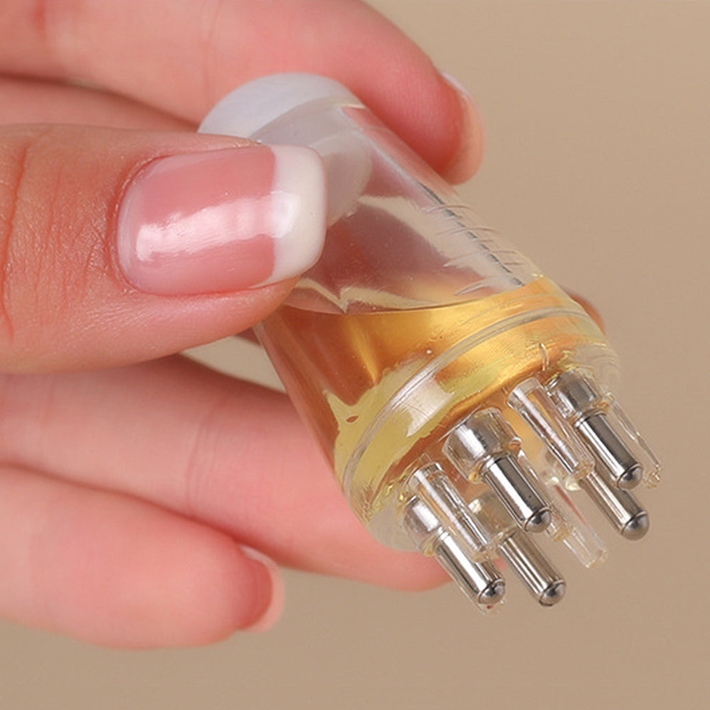 Mini Portable Head Essential Oil Roller Ball Massage Comb