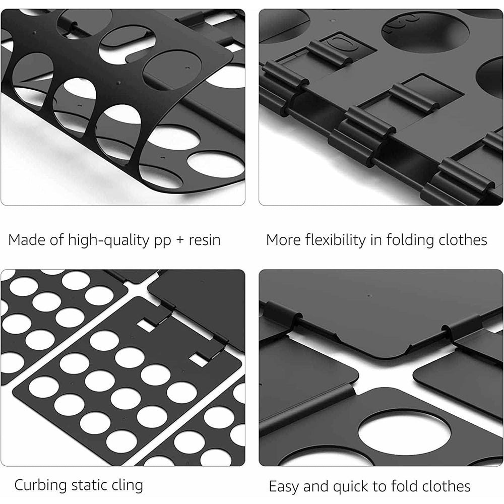 Easy Fold Plastic Clothes Laundry Organizer Board for Kids and Adults