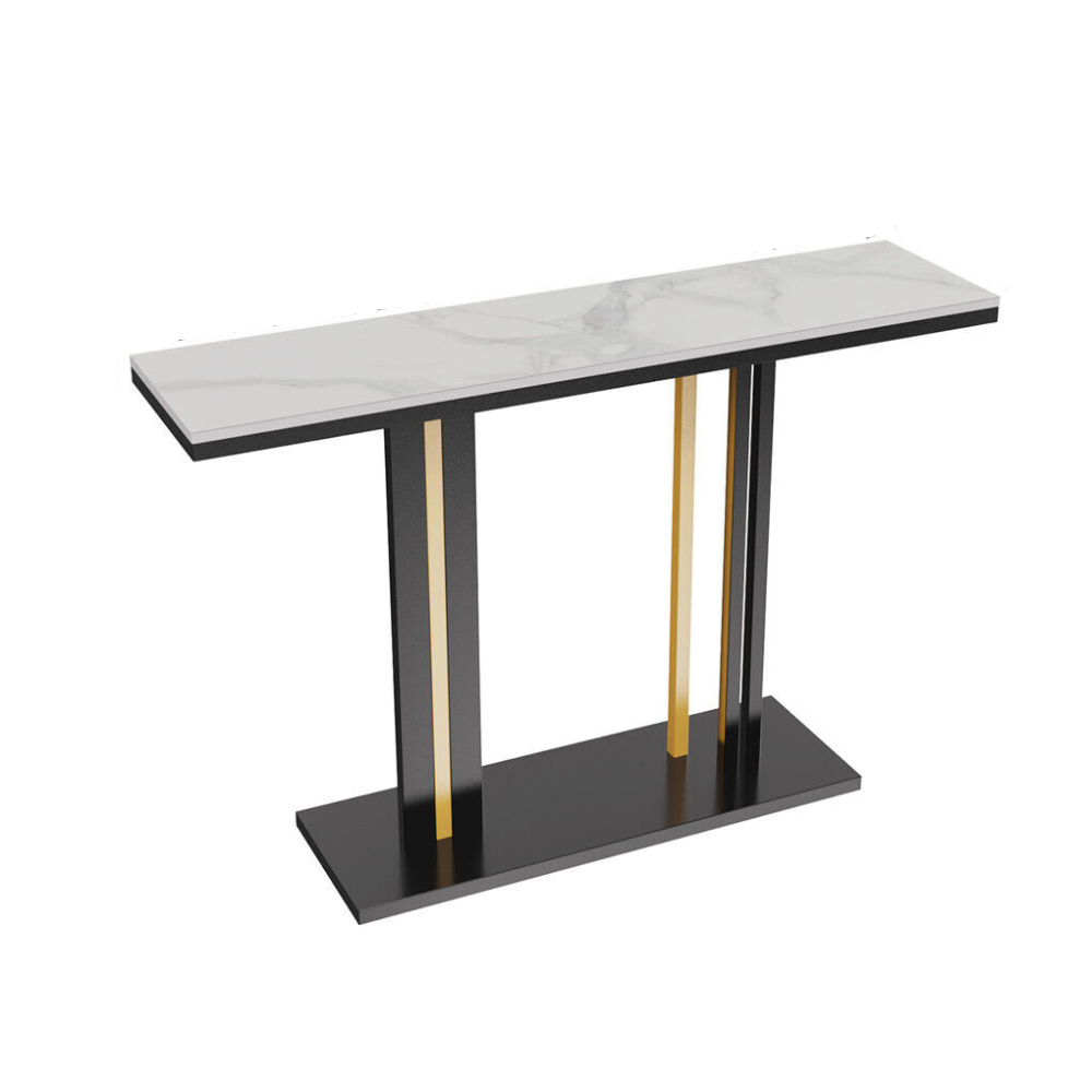 Stylish Marble Console Table – Elegant Accent for Living Room Decor