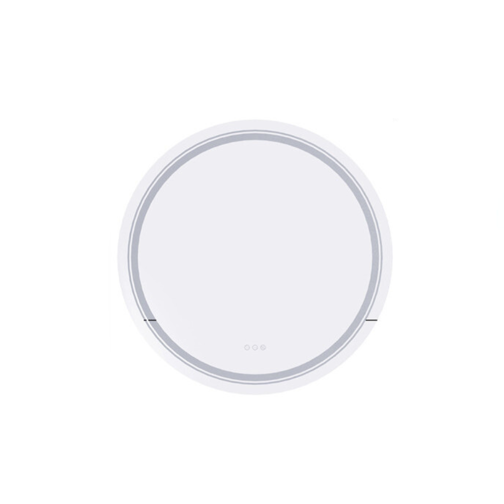 Round Bathroom Mirror with LED RGB Lighting