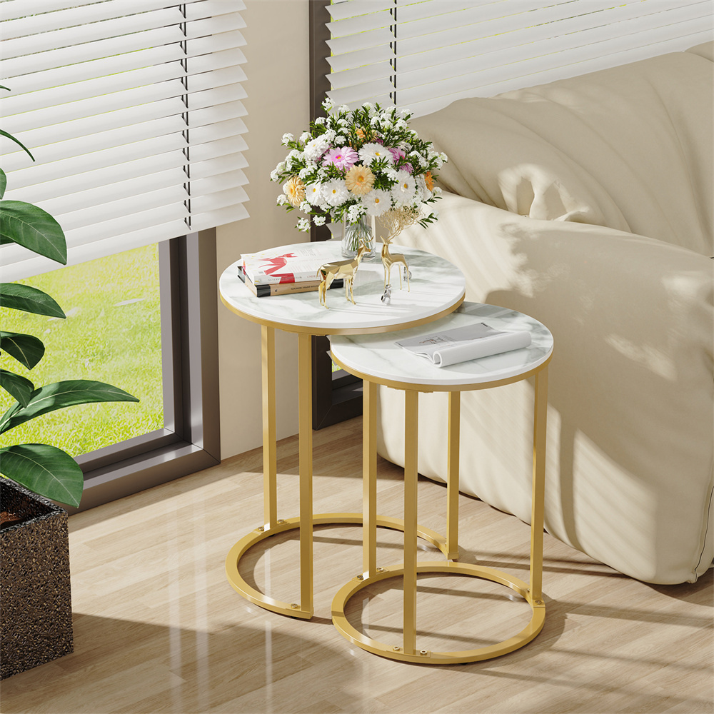 Modern Nesting Coffee Side Table Set