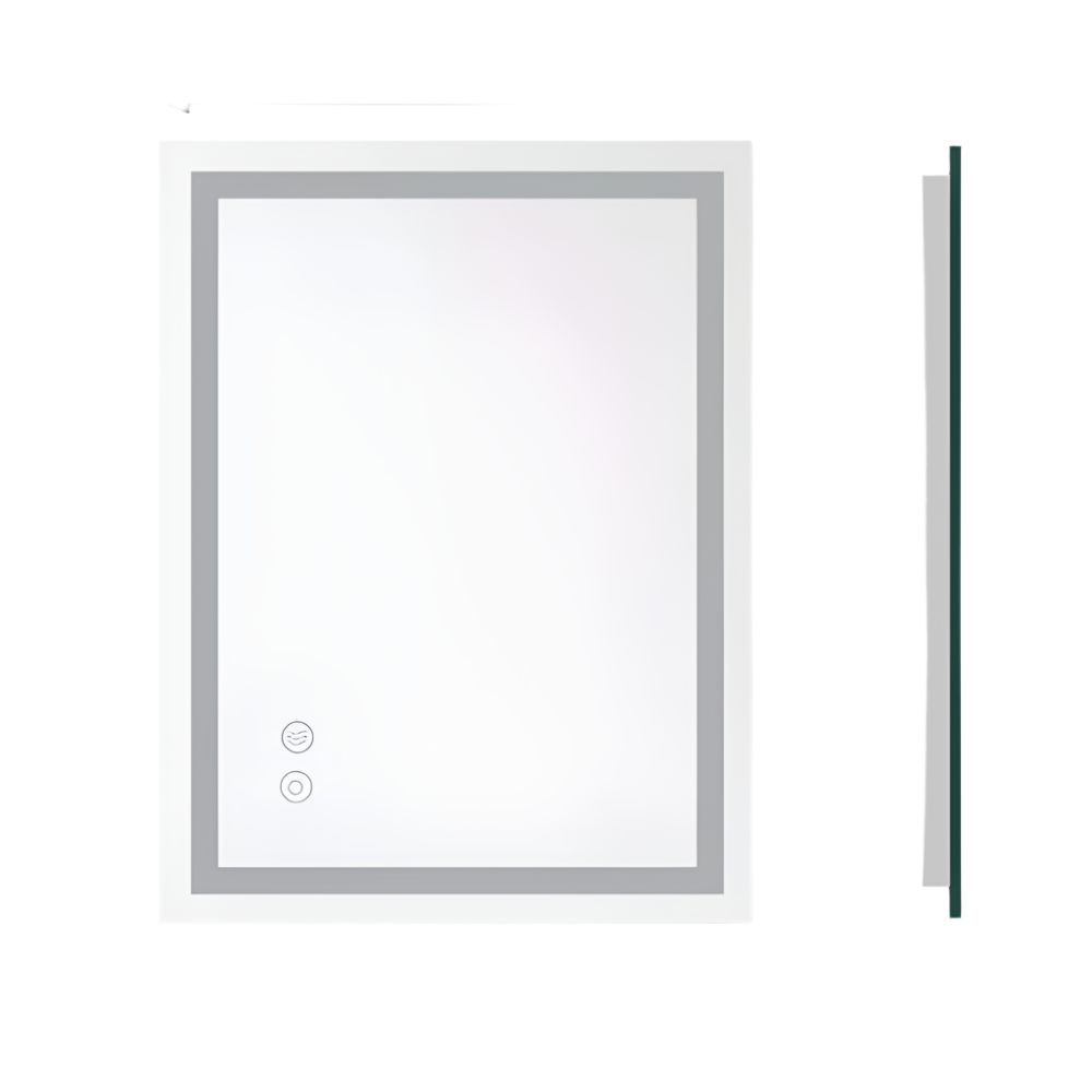 Stylish LED Wall-Mounted Magnifying Mirror for Elegant Grooming