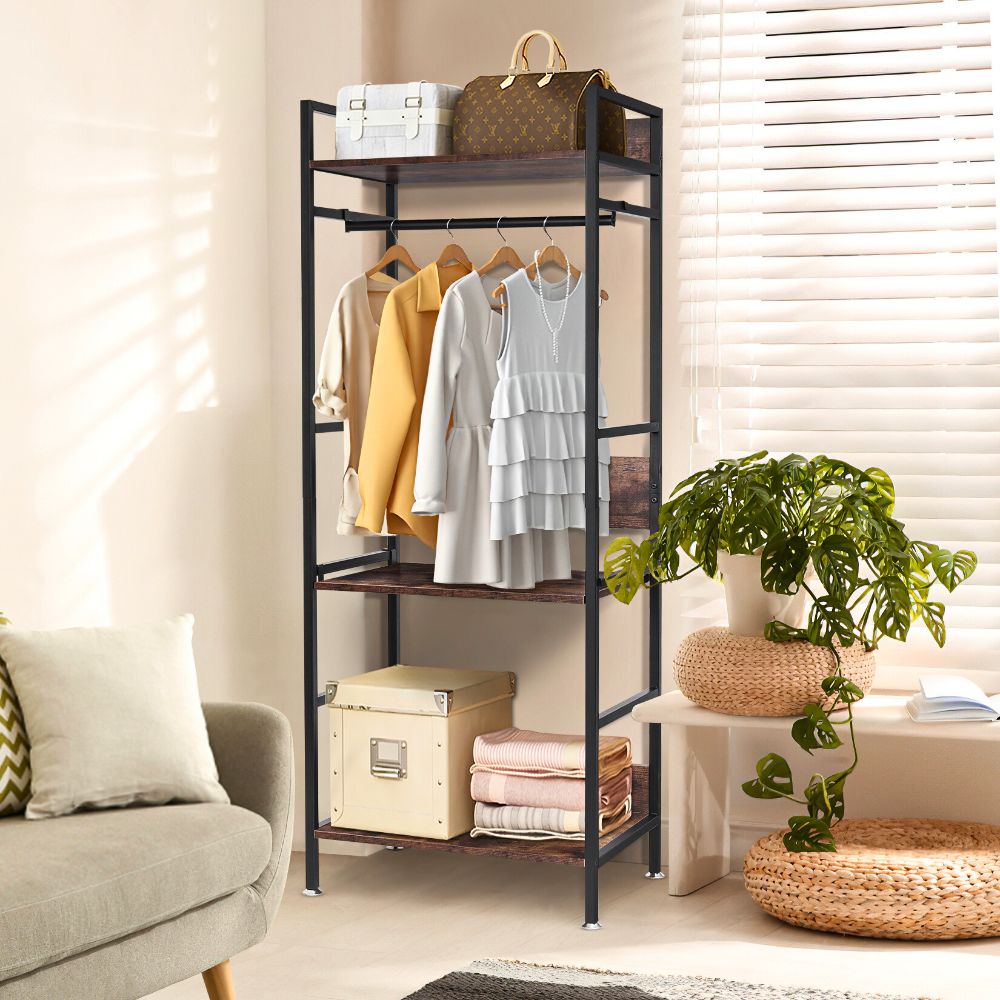 Hanging Garment Storage Coat Rack Clothes Stand