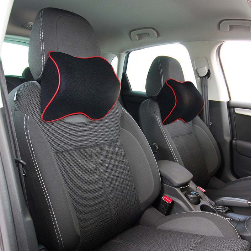 Car Headrest Neck Pillow Memory Foam Breathable Neck Support Protector