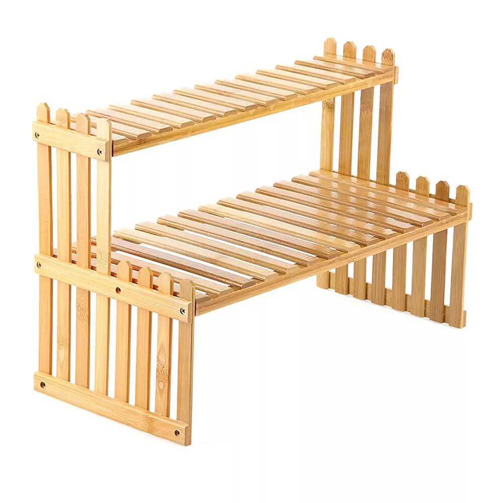 Indoor Plants Holder Wood Shelf Pot Organizer