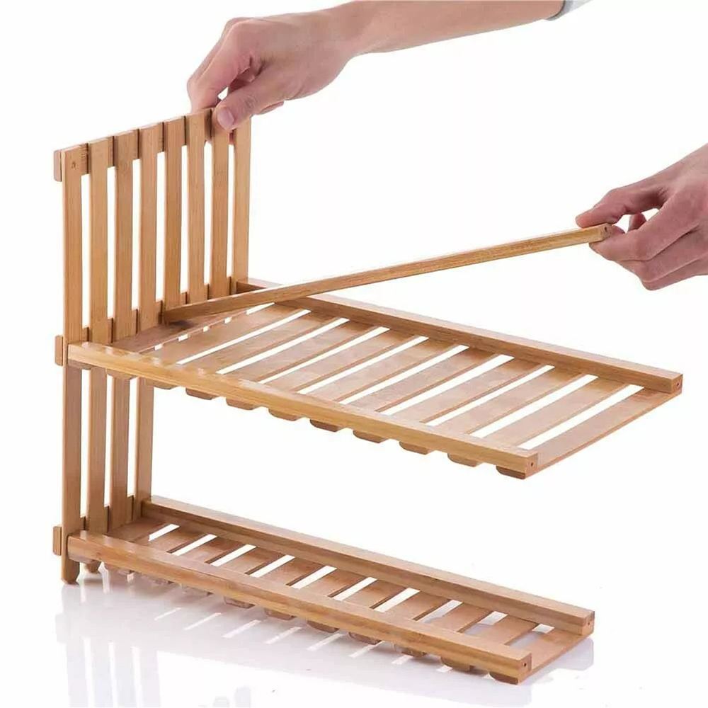 Indoor Plants Holder Wood Shelf Pot Organizer