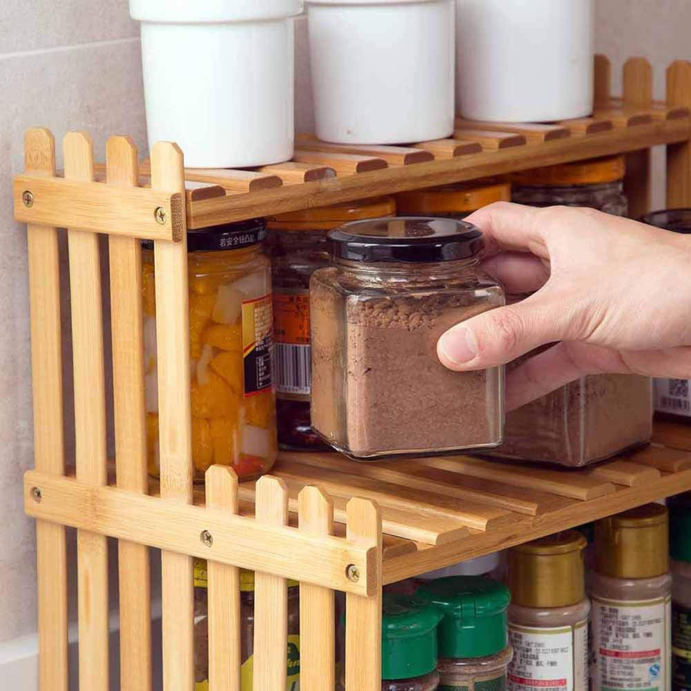 Indoor Plants Holder Wood Shelf Pot Organizer