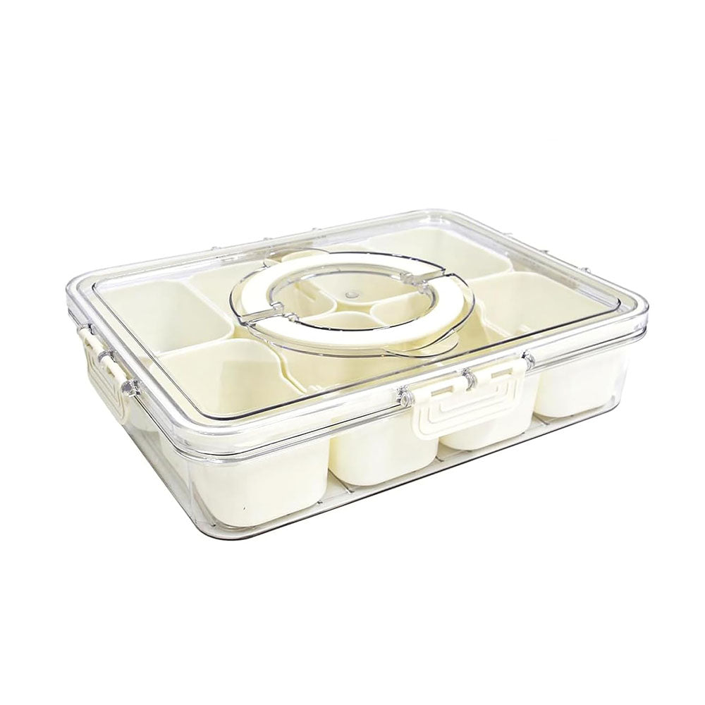 8-Grid Divided Serving Tray Storage Box