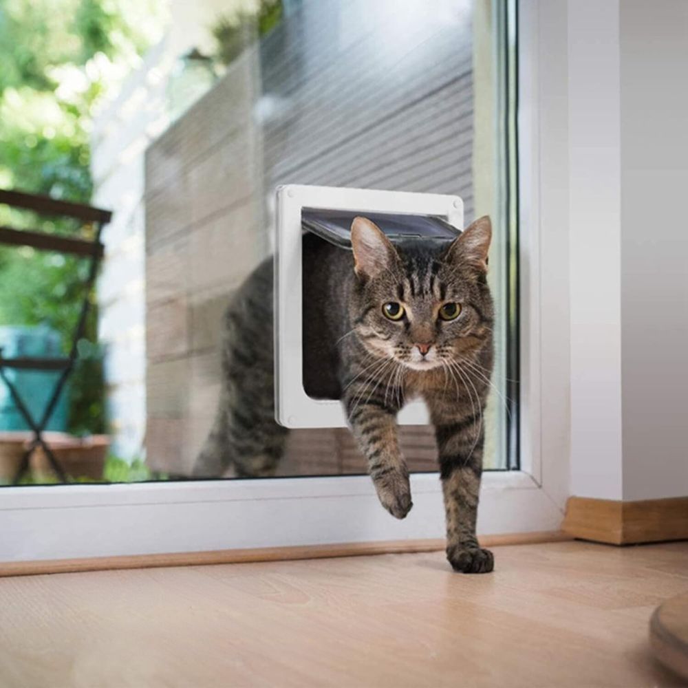 4 Way Lockable Pet Door for Cats and Dogs