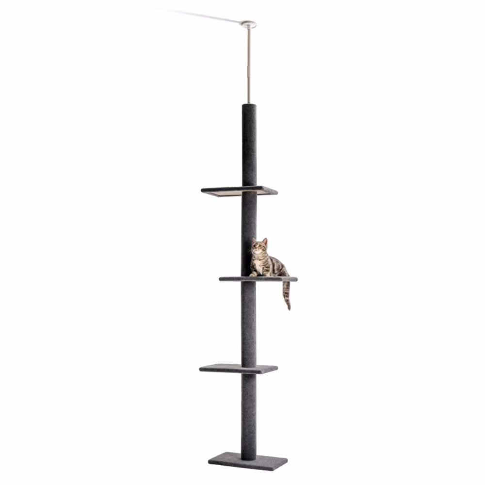 Cat Tree Condo Scratching Post Floor to Ceiling