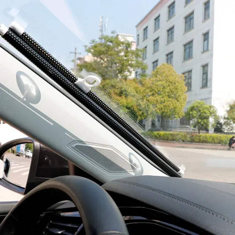 Universal Roller Blinds Suction Cup Retractable Windshield Sunshade Window Blinds