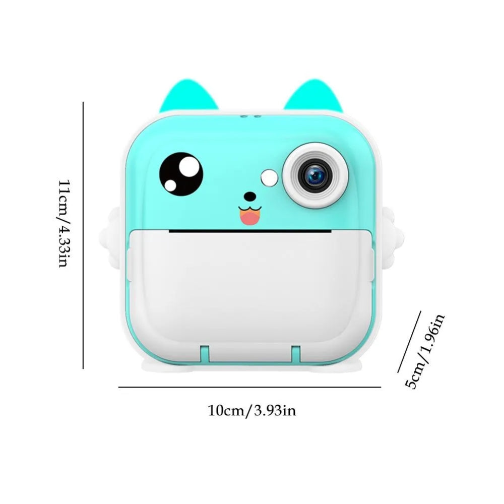 Kids Instant Print Camera 1080P HD Digital Camera Toys Instant Print for Kids