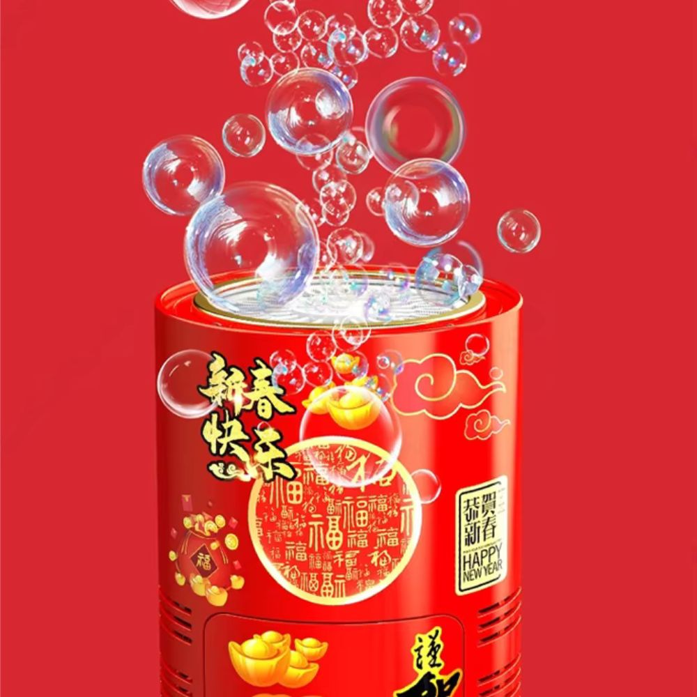 20 Hole Fireworks Bubble Machine Electronic Automatic Blower