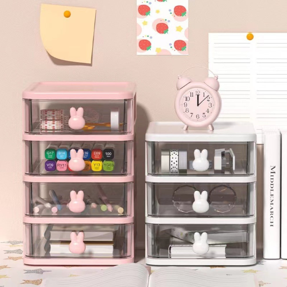 Countertop Storage Box Makeup Storage Container Desktop Drawer Type