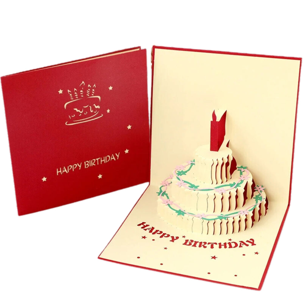 3D Light Music Birthday Card Creative Greeting Card