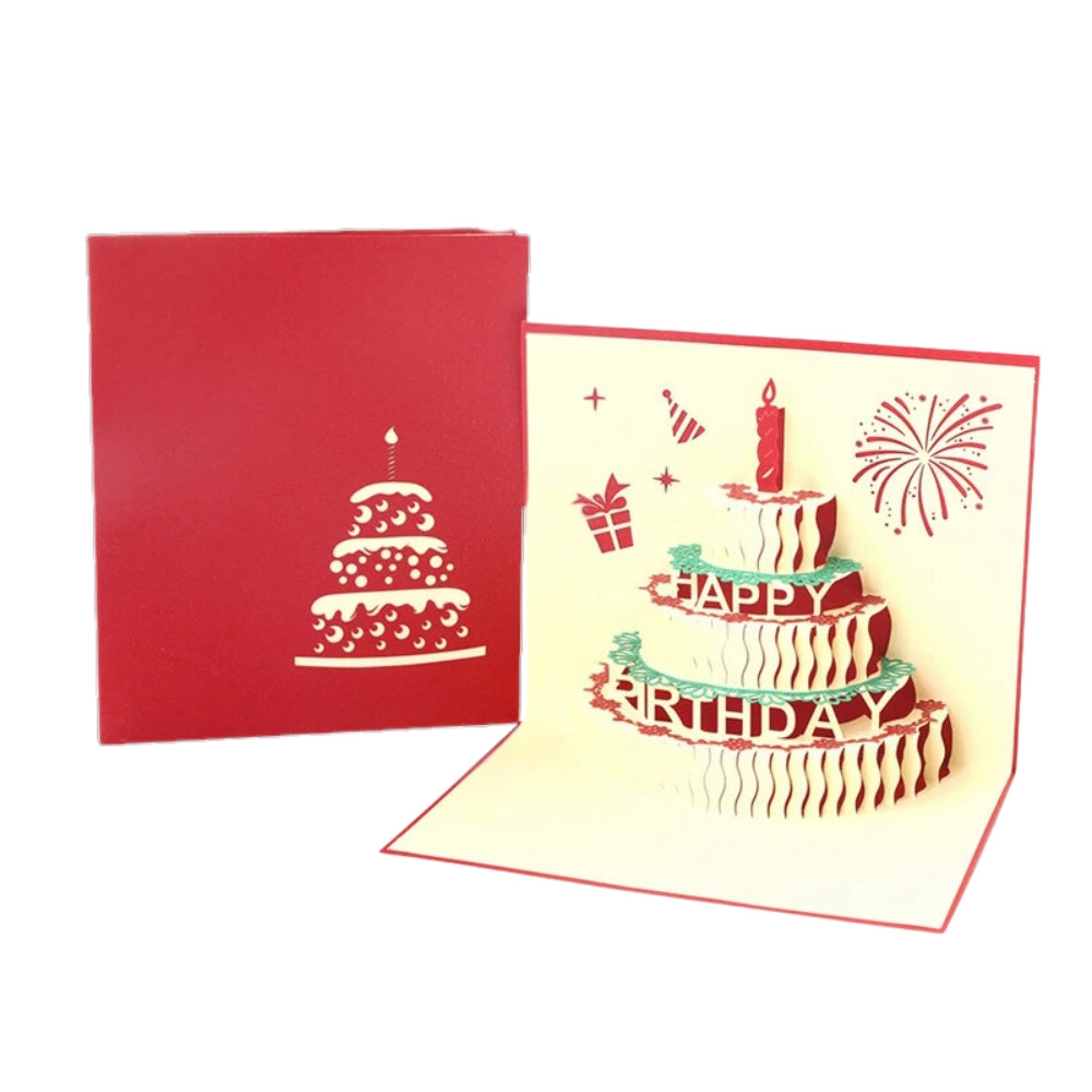 3D Light Music Birthday Card Creative Greeting Card