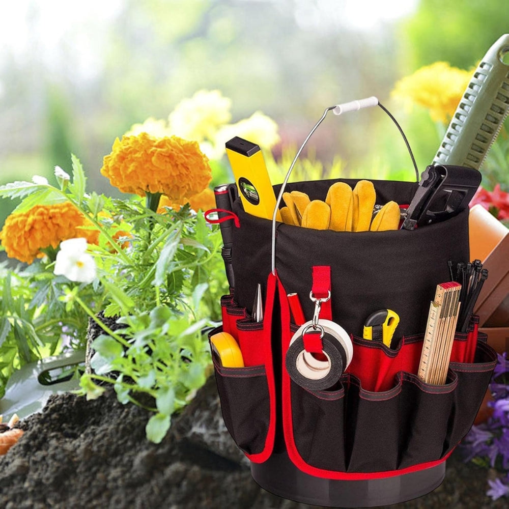 Bucket Organizer Pouch Storage Bag 42 Grids Pocket Tool Bag