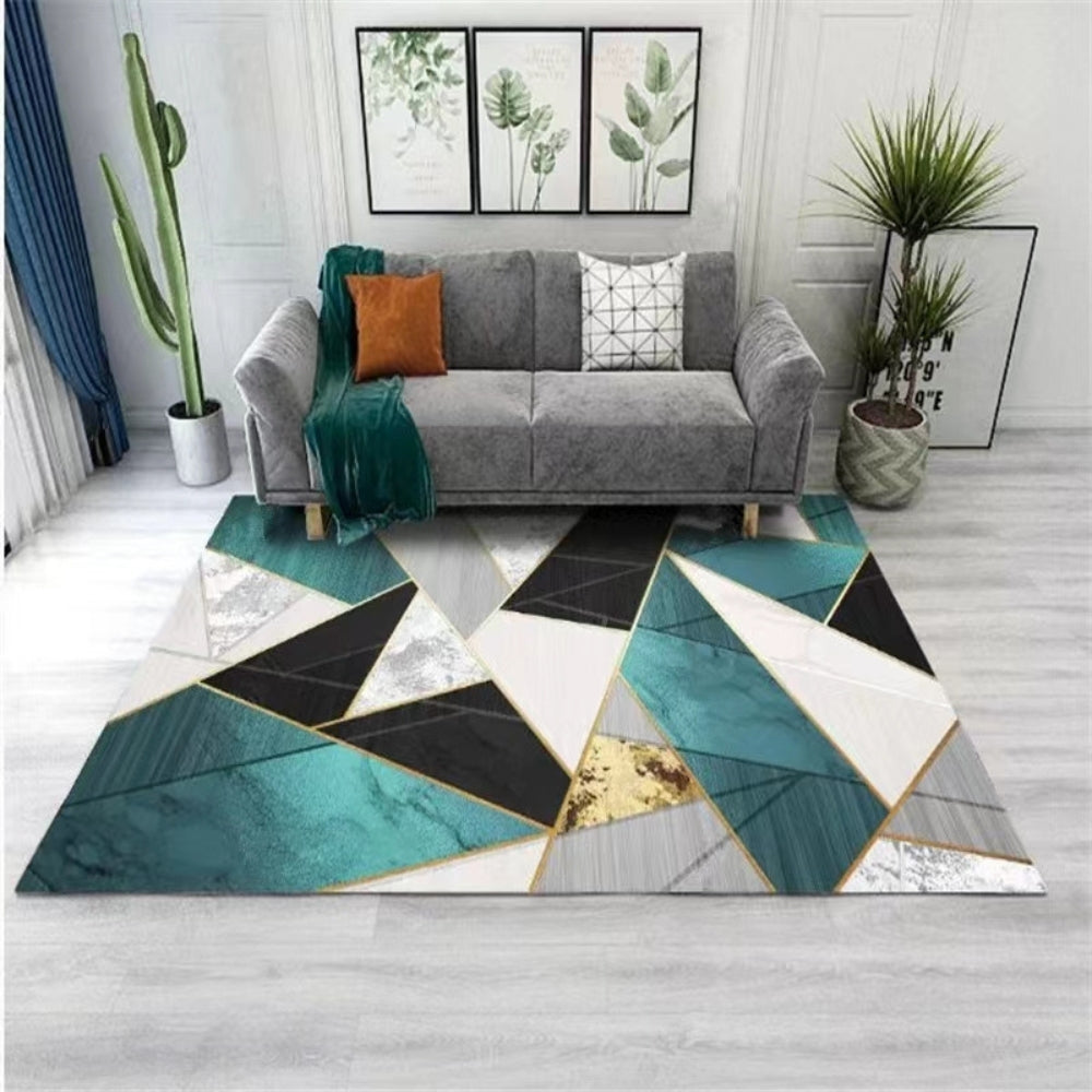 Stylish Non-Slip Floor Rug for Cozy Living Rooms and Bedrooms