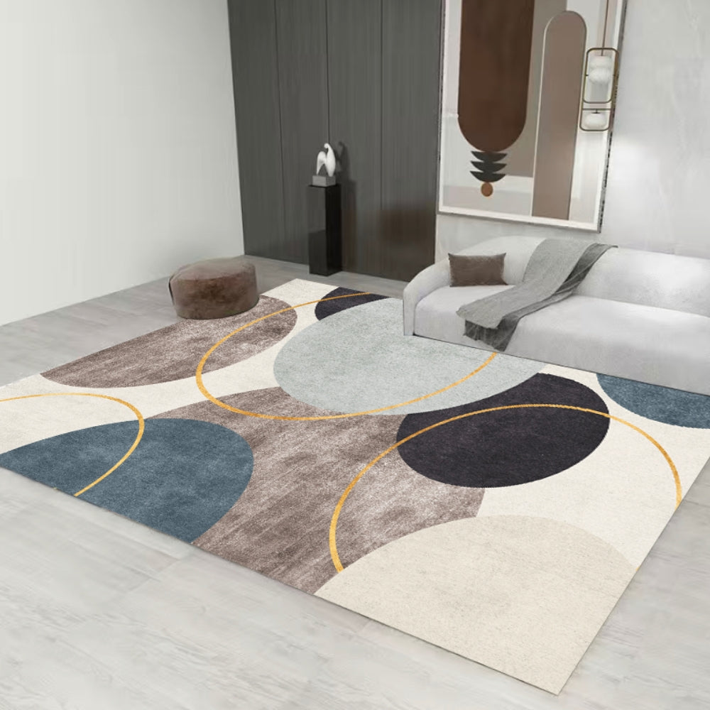 Stylish Non-Slip Floor Rug for Cozy Living Rooms and Bedrooms