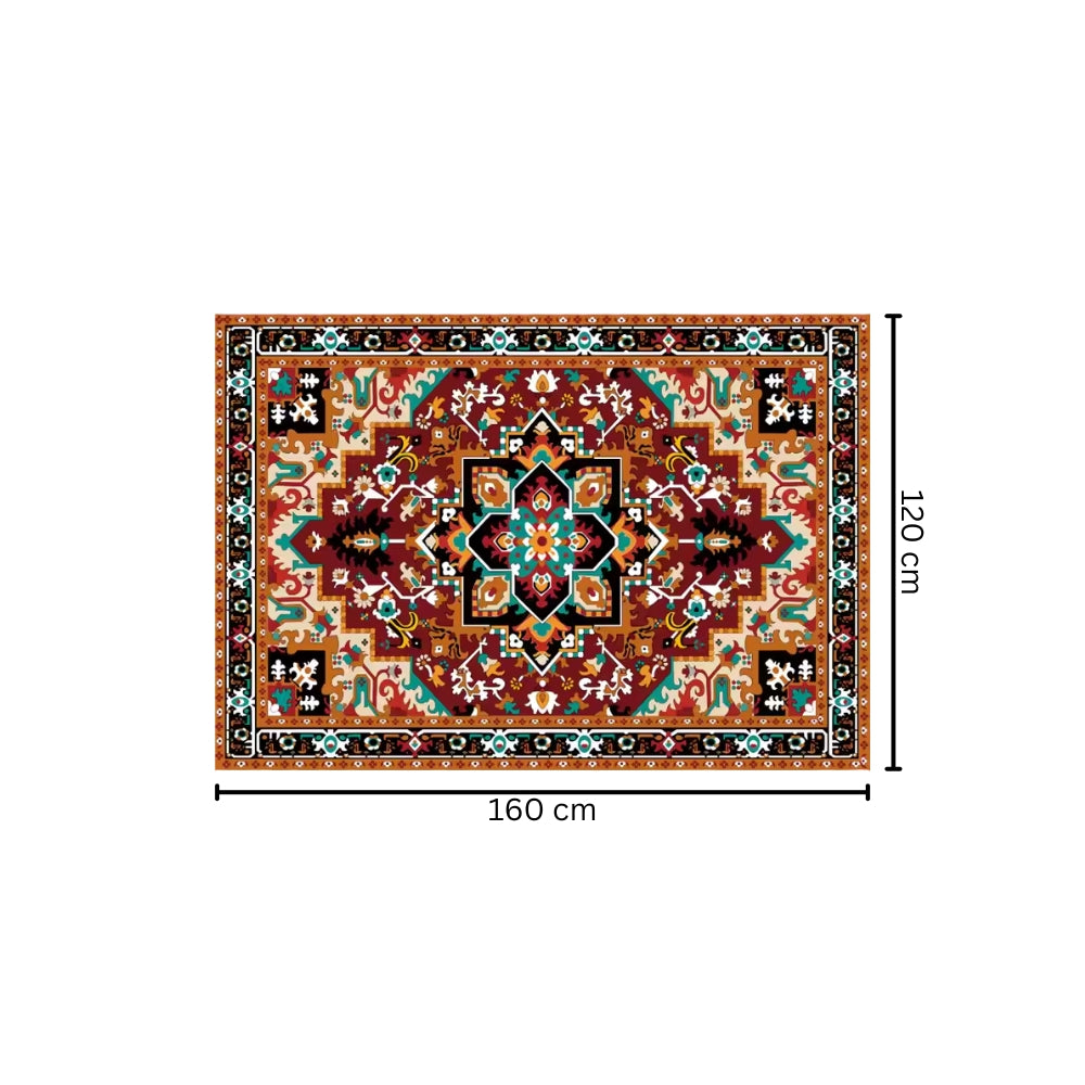 Stylish Non-Slip Floor Rug for Cozy Living Rooms and Bedrooms