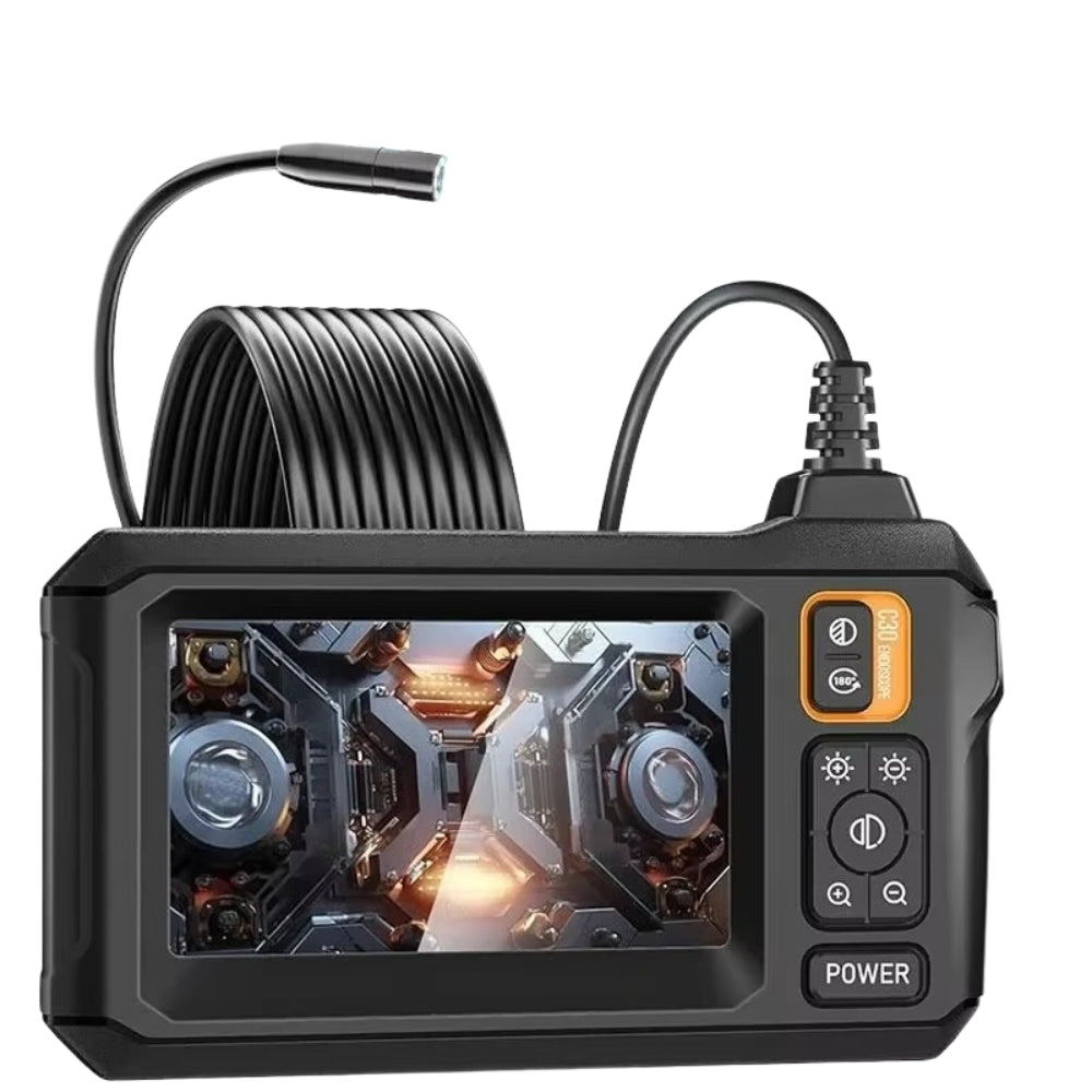 Industrial Endoscope Camera with HD Screen and Waterproof Inspection Probe
