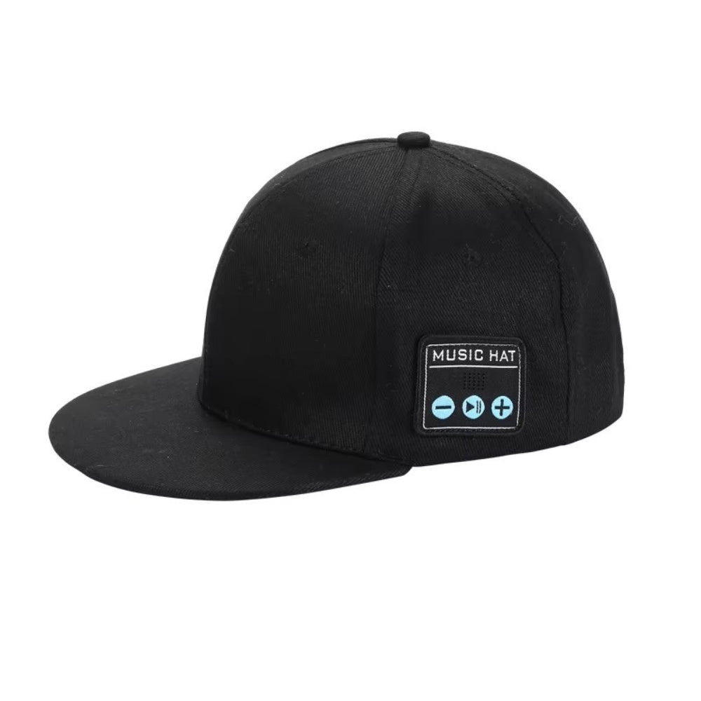 Bluetooth Music Hat with Dual Speakers and Built-in Microphone