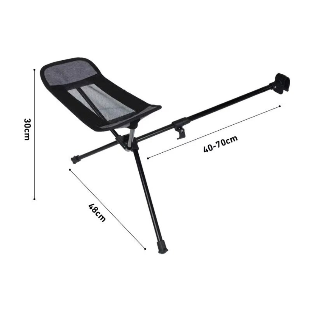 Universal Folding Camping Chair Footrest for Outdoor Use
