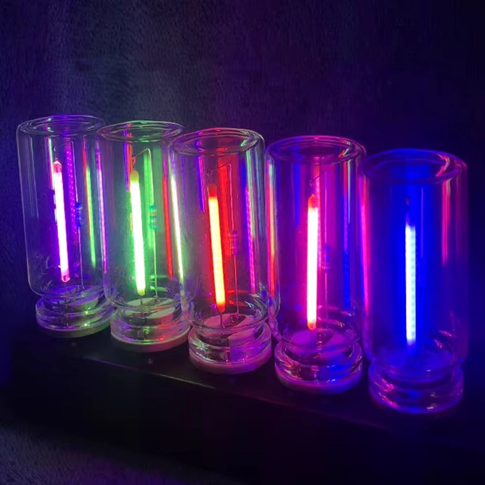 USB Touch Control LED Night Light with Edison Filament Bulb for DIY Bedroom Decor