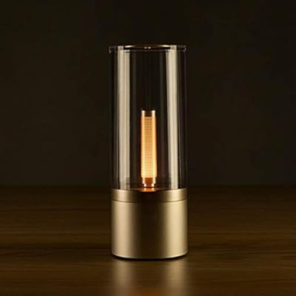 Rechargeable LED Candle Light Rotatable Dimming 1800K Warm Light