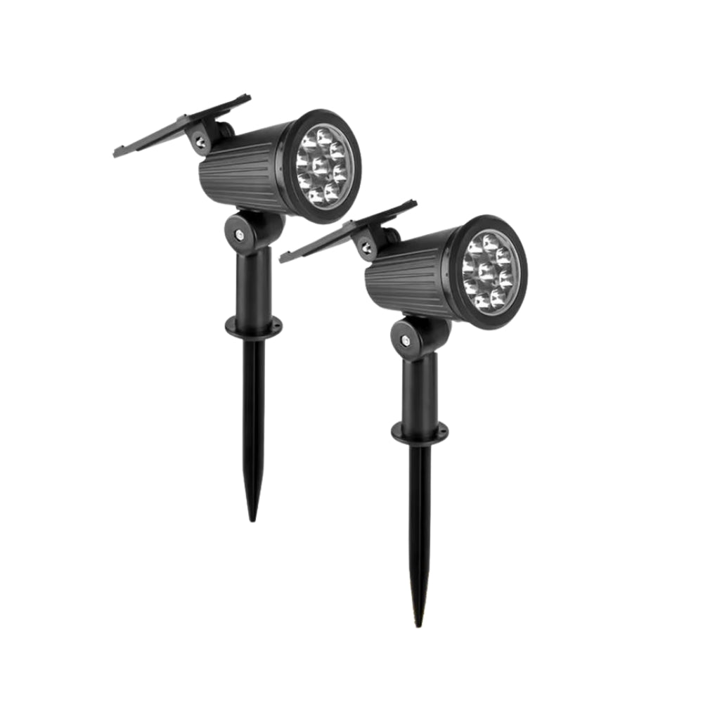 9 LED Solar Spot Light Outdoor Waterproof Garden Landscape Lighting