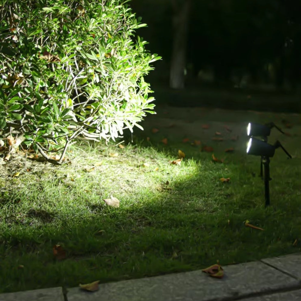 9 LED Solar Spot Light Outdoor Waterproof Garden Landscape Lighting