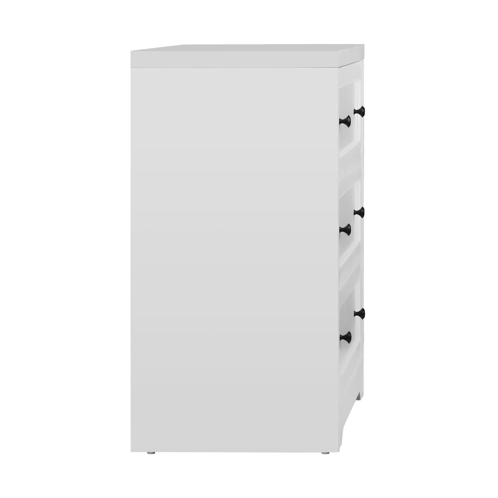 3 Chest of Drawers Hamptons Furniture White