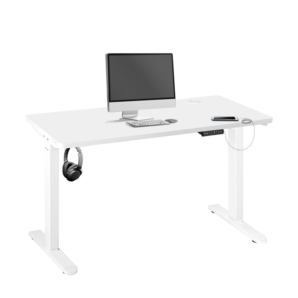 Adjustable Motorized Standing Desk 150cm White