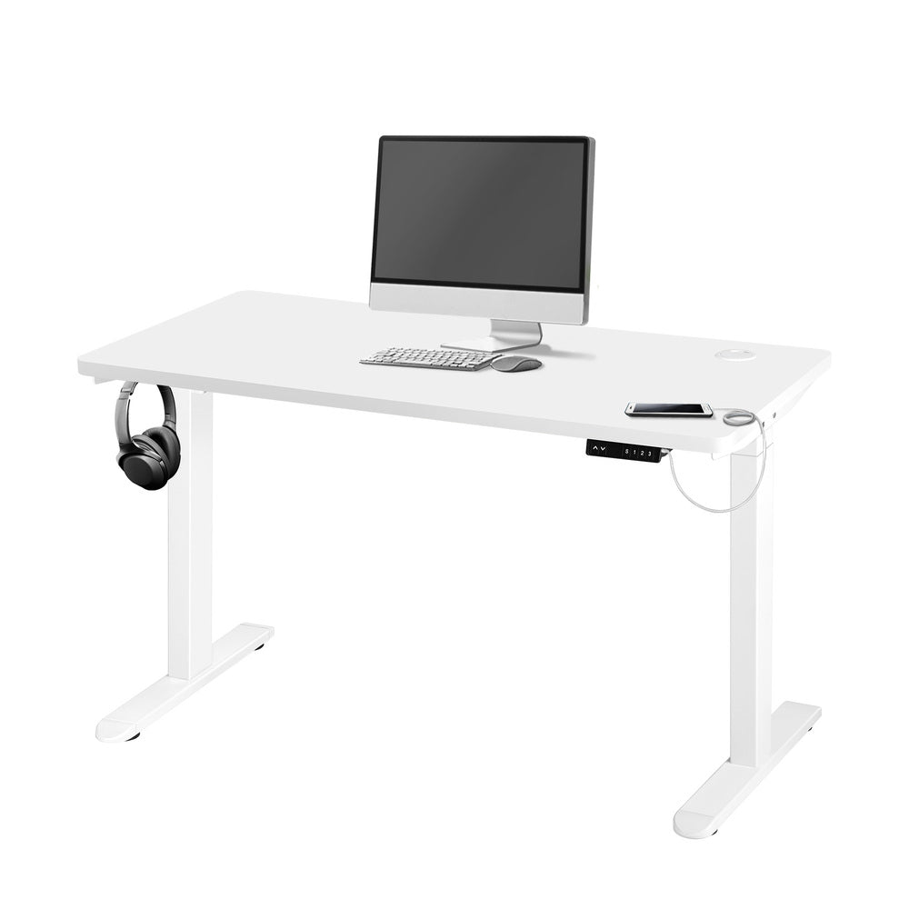 Adjustable Standing Desk Dual Motor 120cm White