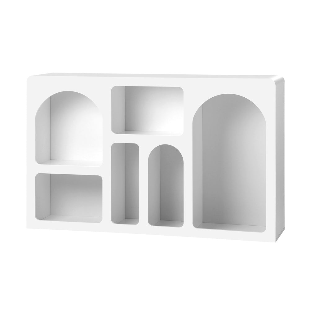Display Cabinet with 6 Asymmetrical Shelves