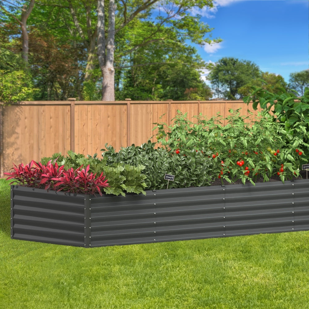 2 pcs Galvanized Steel Garden Bed