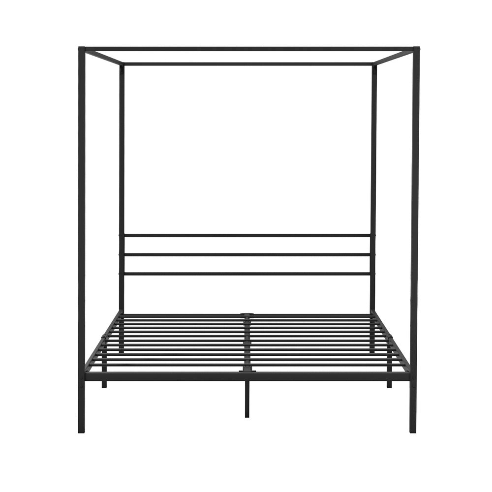 Metal Canopy Bed Frame Queen Size Platform