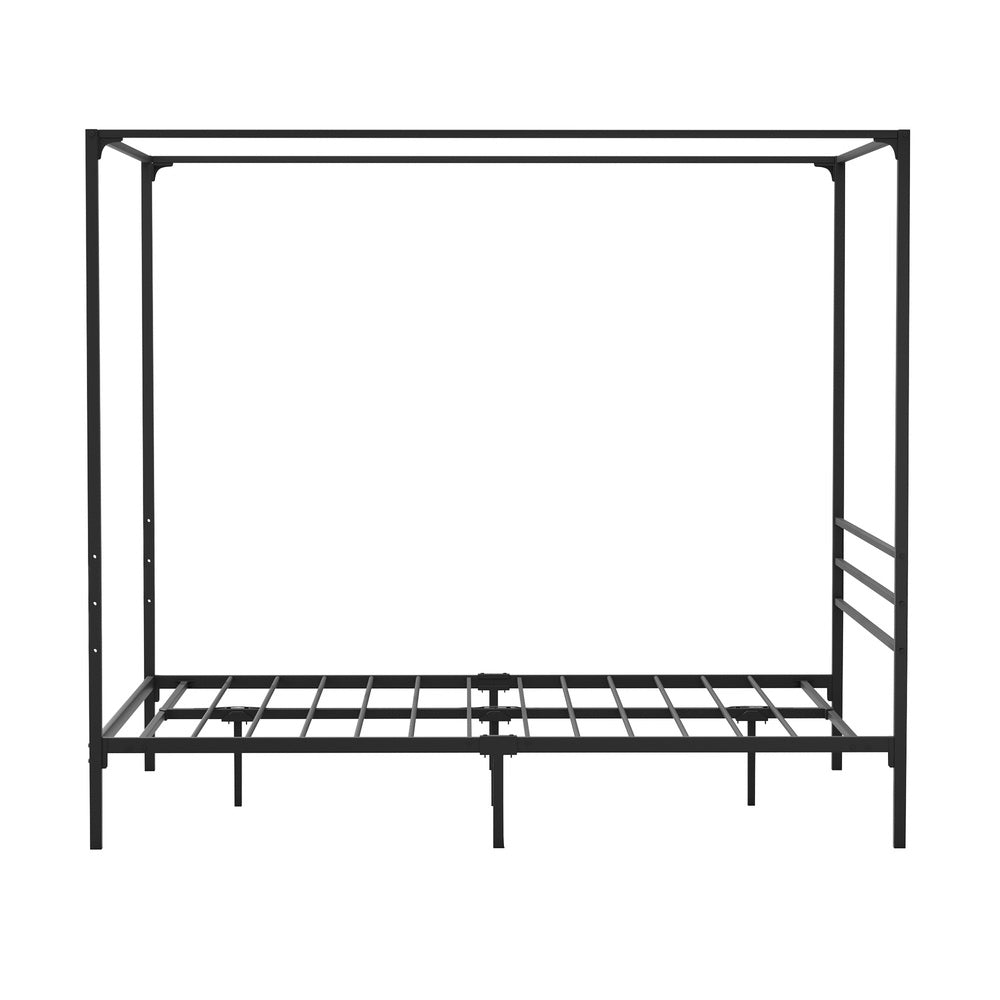 Metal Canopy Bed Frame Queen Size Platform
